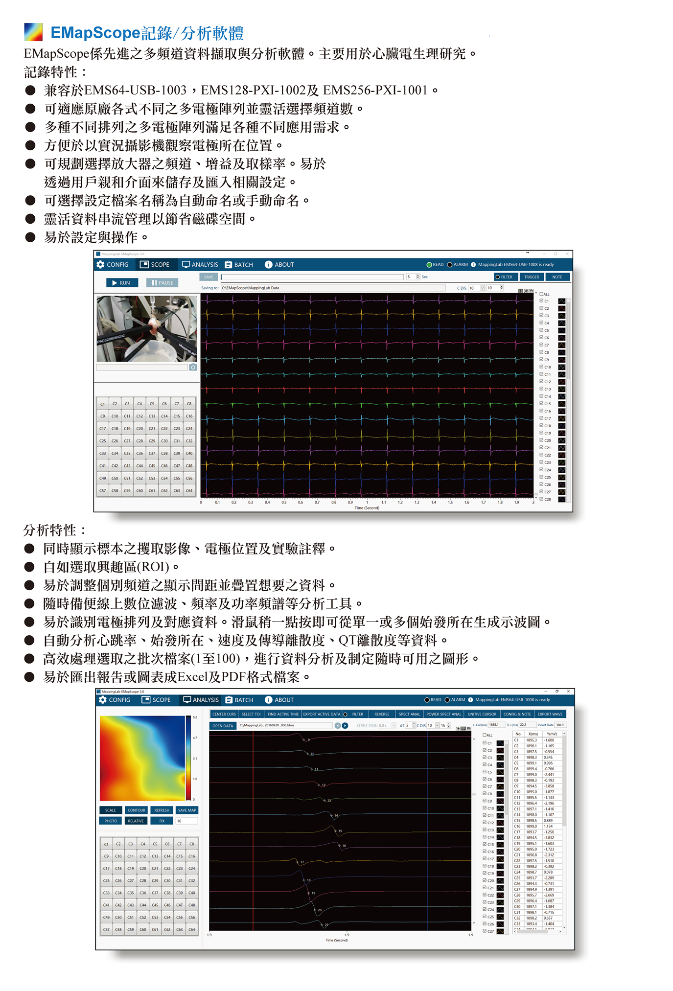 MappingLab EMS多電極陣列電生理標測系統 - upwards p2
